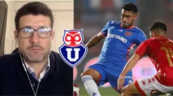 Francisco Eguiluz le cayó con todo a Emmanuel Ojeda en la Universidad de Chile