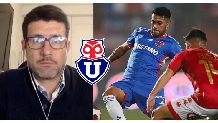 Francisco Eguiluz le cayó con todo a Emmanuel Ojeda en la Universidad de Chile
