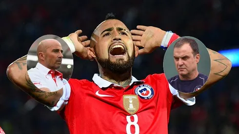 Las polémicas de Vidal con Sampaoli y Bielsa