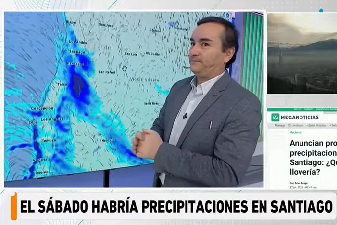 El pronóstico del tiempo es claro (Captura Youtube Mega)