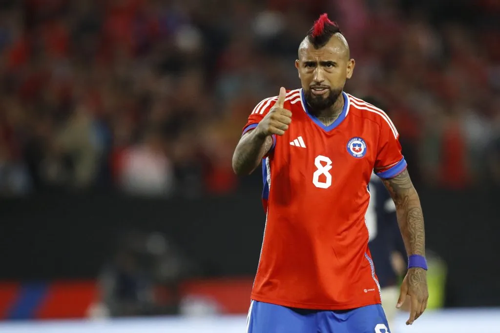 Arturo Vidal hace polémica en Brasil | Foto: Photosport