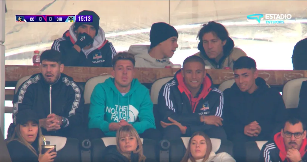 Pablo Parra está presente en el estadio Monumental (Foto: TNT Sports)