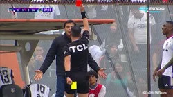 Gustavo Quinteros fue expulsado (Foto: TNT Sports)