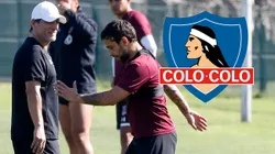 Jorge Valdivia le consulta a Mario Salas por Damián Pizarro (Foto: Photosport)