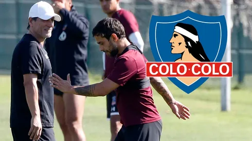 Jorge Valdivia le consulta a Mario Salas por Damián Pizarro (Foto: Photosport)