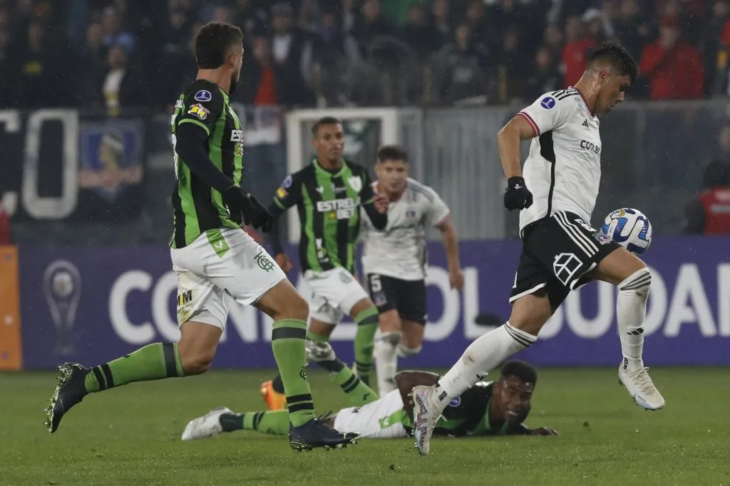 Colo Colo venció por 2-1 al América MG y llega con ventaja a la revancha en Belo Horizonte (Foto: Photosport)