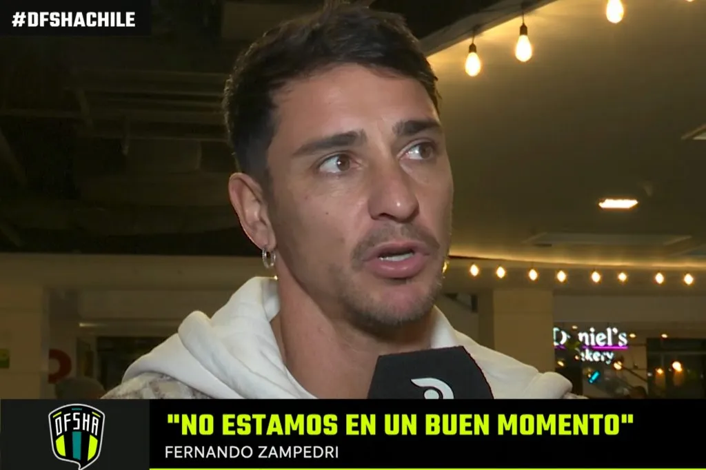 Fernando Zampedri reconoce que no lo pasan bien con la UC (Photosport)