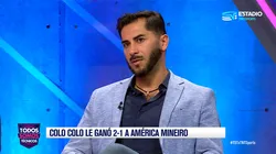 Herrera cree que Colo Colo bajó un poco el ritmo en su partido ante el América MG (Foto: TNT Sports)