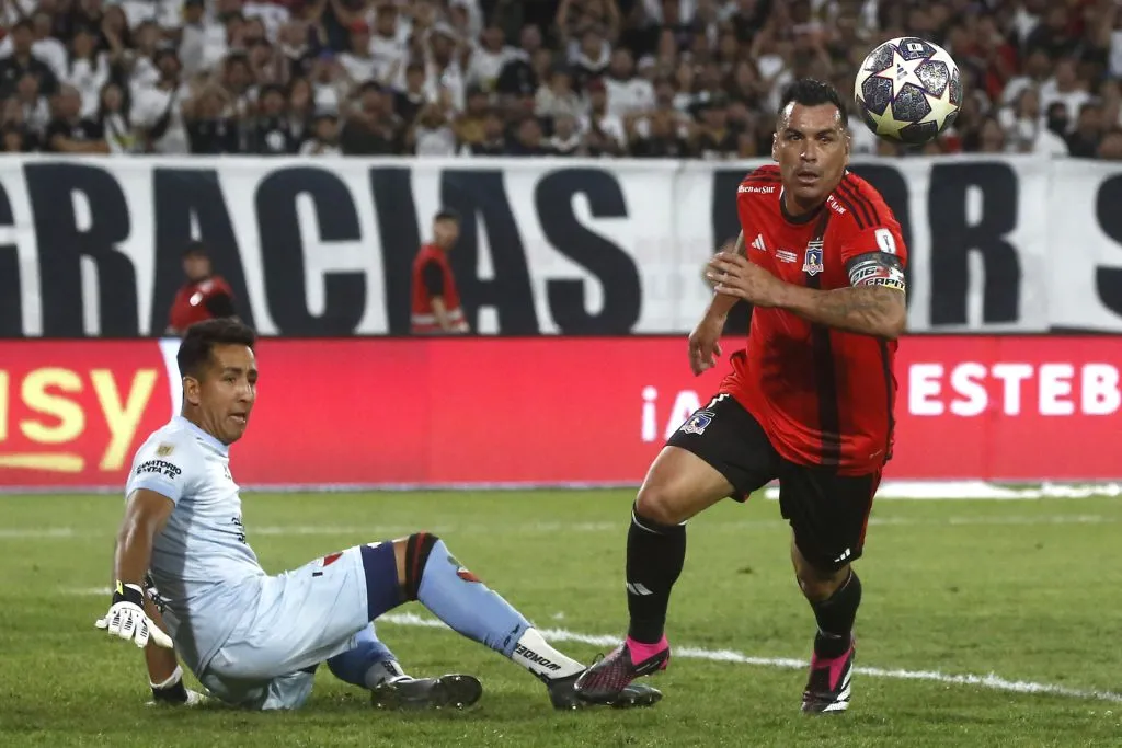 Esteban Paredes se refiere a la falta de gol de Colo Colo (Foto: Photosport)