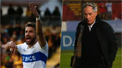 Gary Kagelmacher le presta ropa a Ariel Holan en la UC