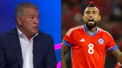 Claudio Borghi le llamó la atención a Arturo Vidal (Foto: TNT Sports | Photosport)