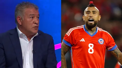 Claudio Borghi le llamó la atención a Arturo Vidal (Foto: TNT Sports | Photosport)