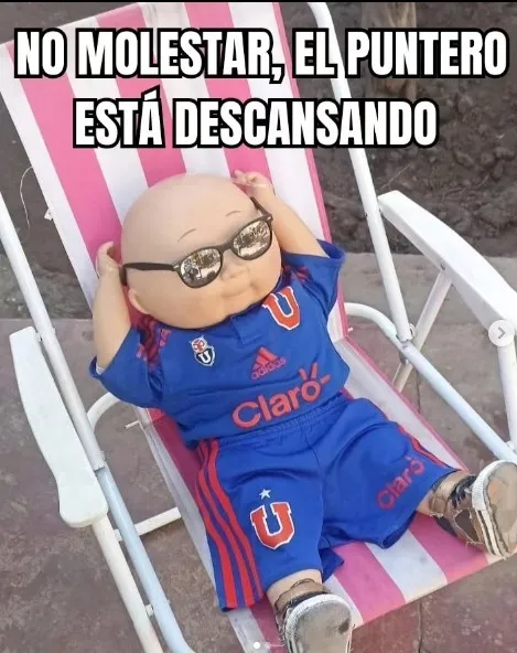 Así vivió el fin de semana con la U como puntera (Instagram @pelon.aconcagua_jrs)