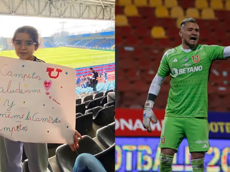 Cristóbal Campos se pone la 10 con pequeña hincha de la U