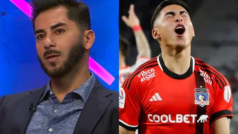 Jordhy Thompson recibe elogio de Jhonny Herrera (Foto: TNT Sports | Photosport)