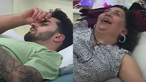 Jorge Aldoney pela a sus compañeros con Jennifer Galvarini, en Gran Hermano.
