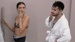 Coni y Fernando justo antes de irse de La Casa de Gran Hermano.