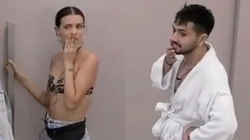 Coni y Fernando justo antes de irse de La Casa de Gran Hermano.