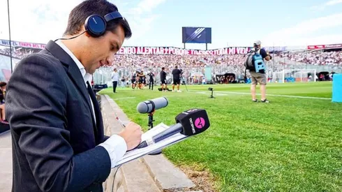Daniel Arrieta cubre la actualidad de Colo Colo para TNT Sports (Foto: Darrietap, Instagram)