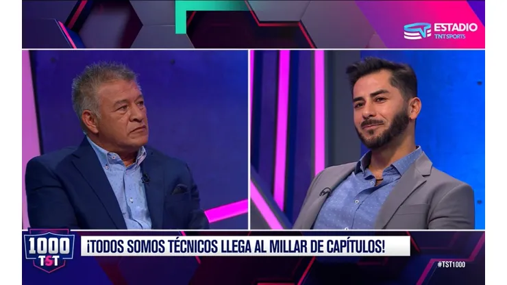 Claudio Borghi cuenta una historia con Johnny Herrera en el fútbol universitario. (Foto: TNT Sports)