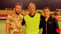 Alexis compartió con Mauricio Isla y Luis Fuentes en Tocopilla