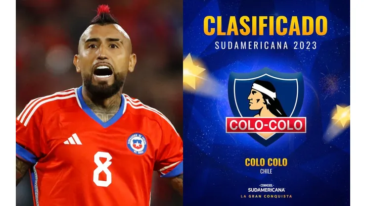Arturo Vidal le dejó claro a Colo Colo que el América MG no será fácil (Foto: Photosport | Sudamericana)