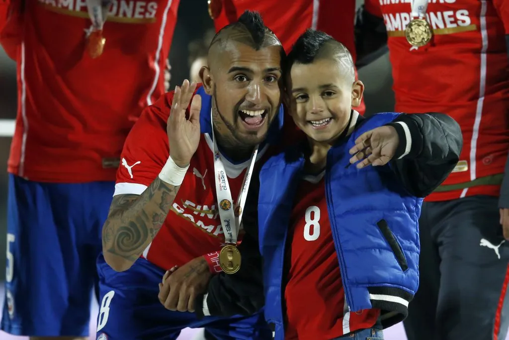 Arturo Vidal fue uno de los pilares de la Selección Chilena para ganar la final ante Argentina en la Copa América (Photosport)