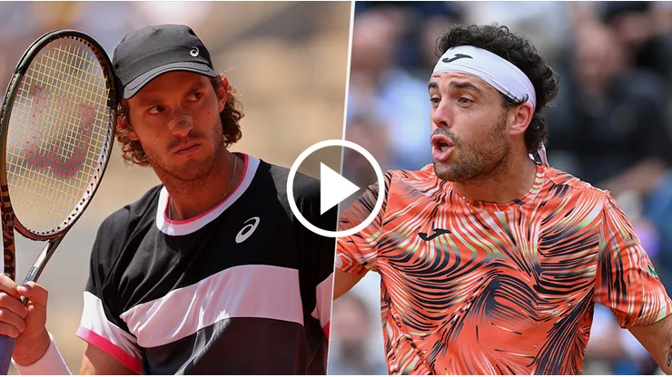Nicolás Jarry vs. Marco Cecchinato por Wimbledon.
