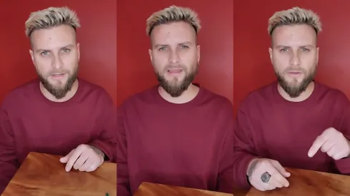 Jean Philippe Cretton en el video con su descargo.