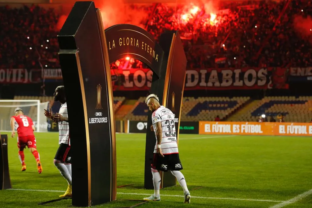 Arturo Vidal vive momentos complejos en Brasil | Foto: Photosport