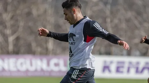 Óscar Opazo arrancó como titular en amistoso de entrenamiento (Foto: Photosport)