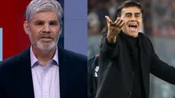 Juan Cristóbal Guarello le pasa cuentas a Gustavo Quinteros (DSports | Photosport)