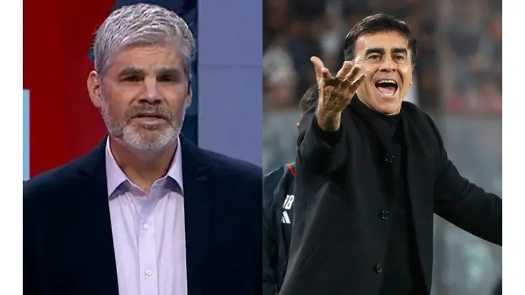 Juan Cristóbal Guarello le pasa cuentas a Gustavo Quinteros (DSports | Photosport)