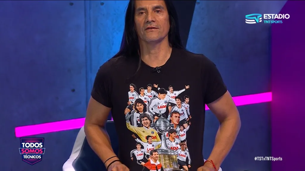 La polera de Coca Mendoza en el programa Todos Somos Técnicos (Foto: Photosport)