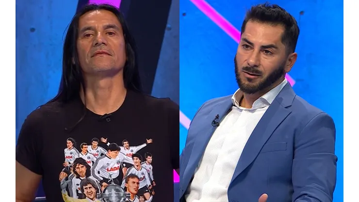 Gabriel Mendoza y Johnny Herrera tuvieron un intercambio de palabras en Todos Somos Técnicos (Foto: Capturas TNT Sports)