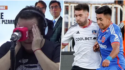 El periodista deportivo se la jugó con un resultado en el Superclásico del fútbol chileno.