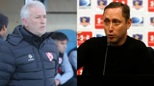 Ivo Basay le agradece a Luis Mena Foto: Photosport)