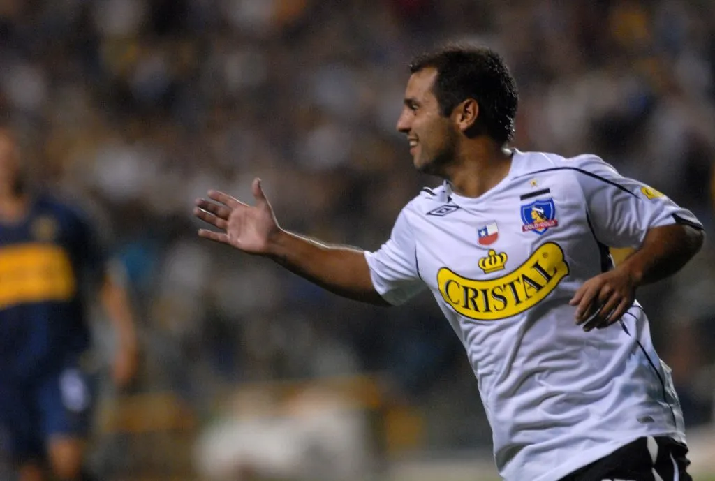 Gustavo Biscayzacú anotó cinco goles con Colo Colo en la Copa Libertadores 2008.