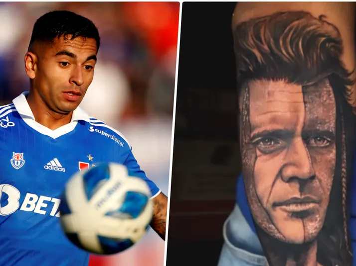 A lo William Wallace: El llamativo tatuaje de Andía en la previa del Superclásico ante Colo Colo