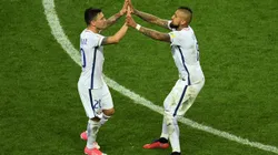 Arturo Vidal se refiere a Charles Aránguiz (Foto: Getty Images)