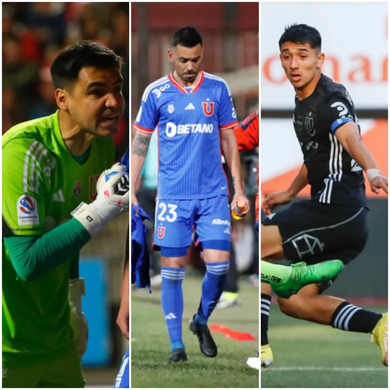 Toselli, Domínguez y Fuentealba: Tres que podrían debutar en un Superclásico (Photosport)