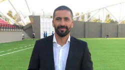 Cristian Basaure le hace un queque a Damián Pizarro
