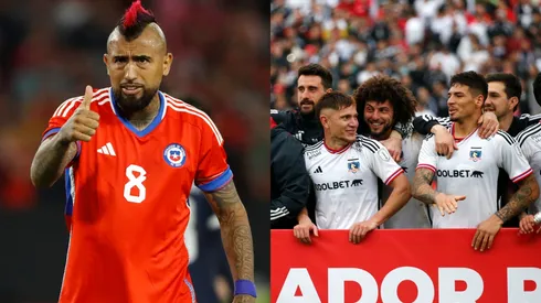 Arturo Vidal elogia a joven futbolista de Colo Colo (Foto: Photosport)