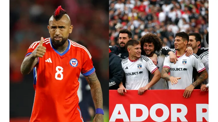 Arturo Vidal elogia a joven futbolista de Colo Colo (Foto: Photosport)