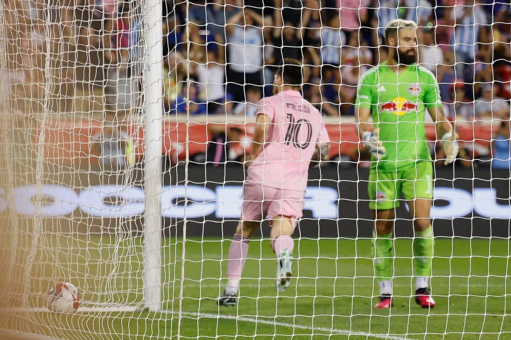 Lionel Messi marca su primer gol en la MLS (Getty Images)