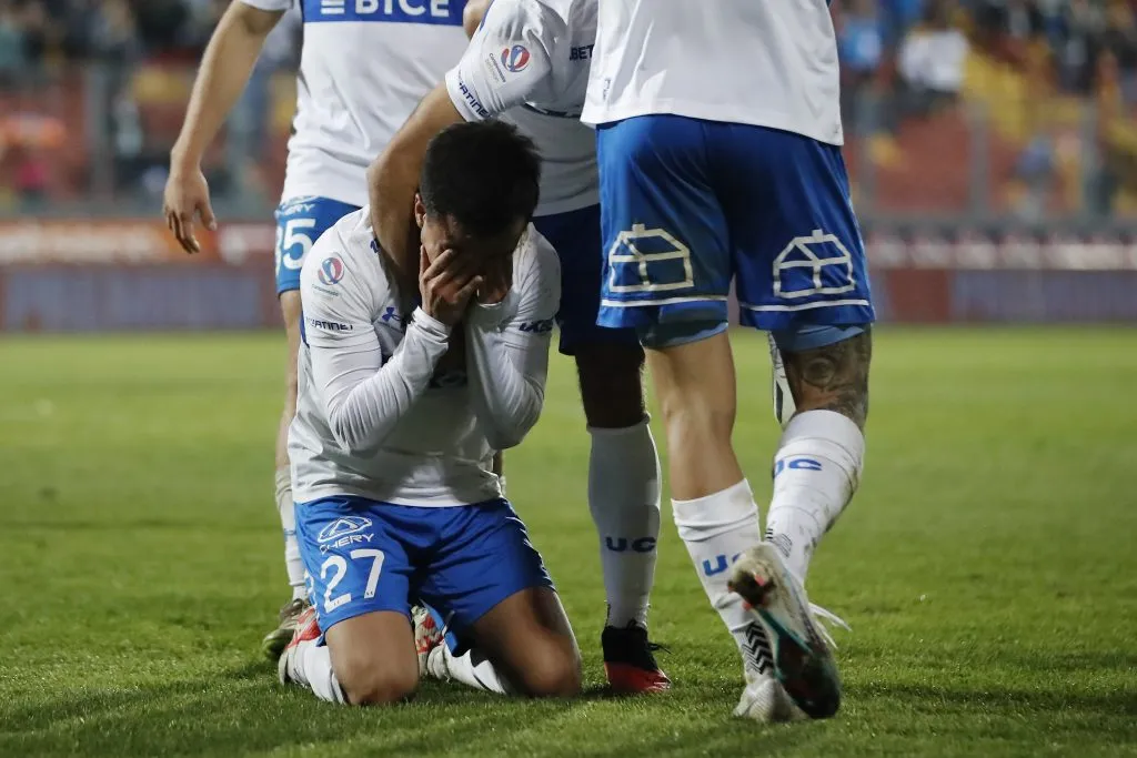 Ortíz se emocionó tras convertir su primer gol en el profesionalismo |FOTO: Felipe Zanca/Photosport