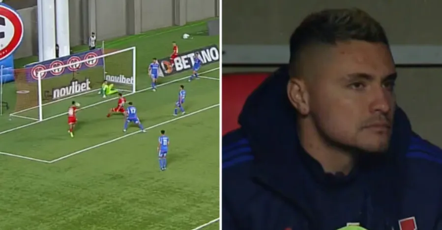 Campos le cedió su puesto a Toselli en el partido ante La Calera | Foto: Captura TNT Sports