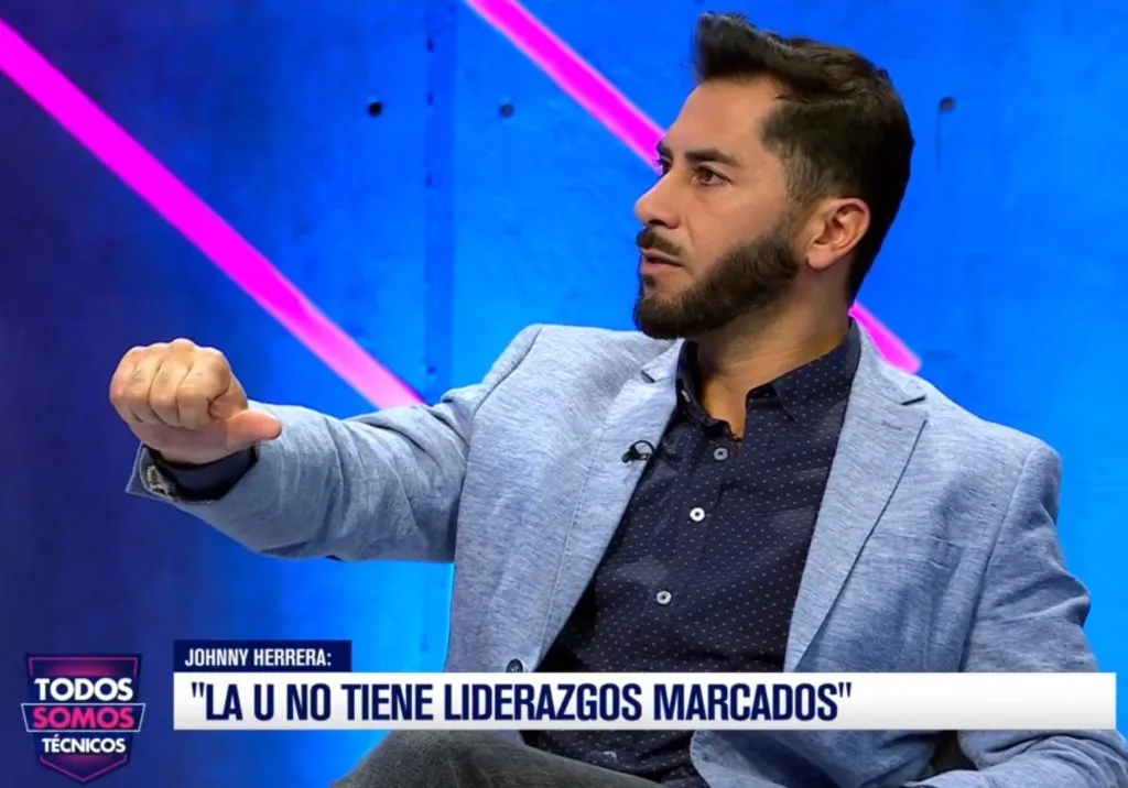 Johnny Herrera está desilusionado de la U (Captura TNT Sports)
