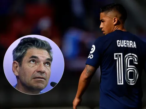 Nico Guerra se cuadra con Mauricio Pellegrino