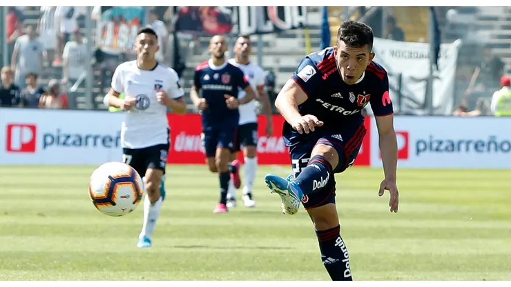 Fernández tuvo en su pie el 2 a 0 parcial ante Colo Colo.